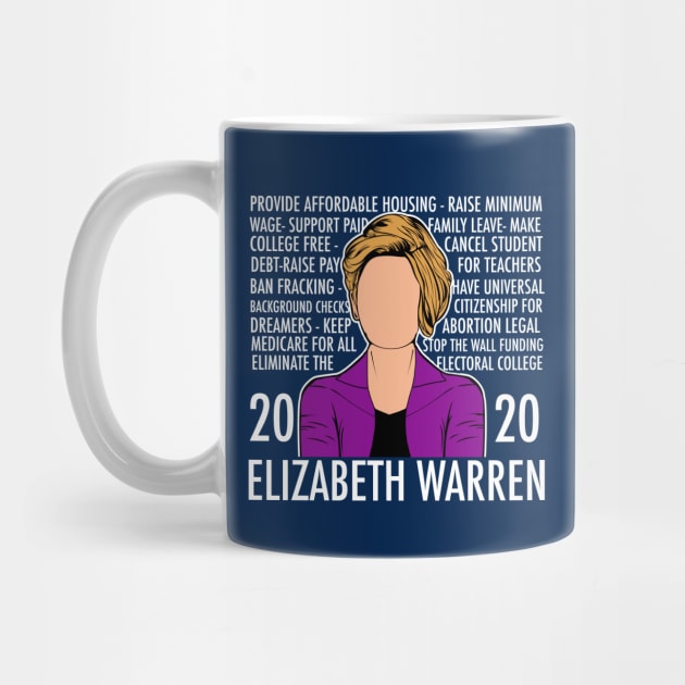 Elizabeth Warren 2020 Platform List by epiclovedesigns